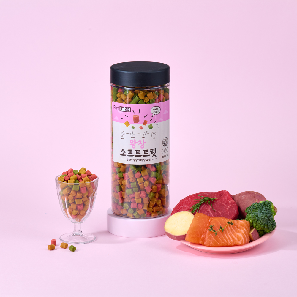 펫라벨 왕창 소프트트릿 1kg