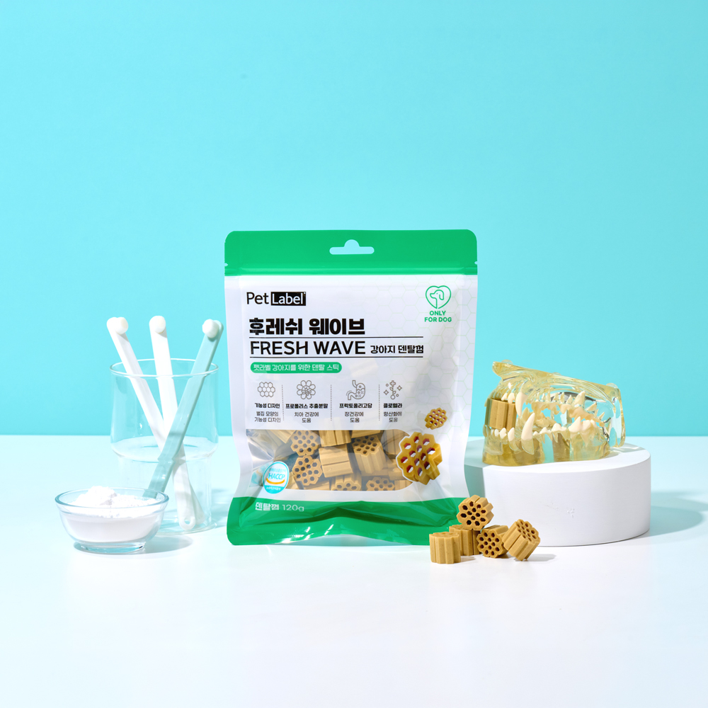 펫라벨 후레쉬웨이브 small 120g 3팩