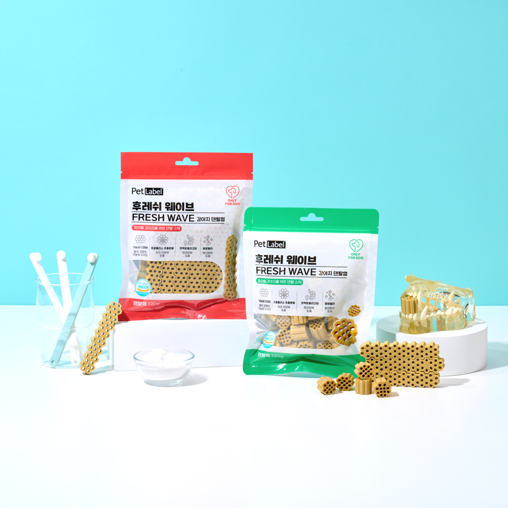 펫라벨 후레쉬웨이브 small 120g 5팩