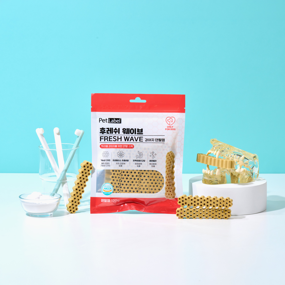 펫라벨 후레쉬웨이브 large 120g 5팩